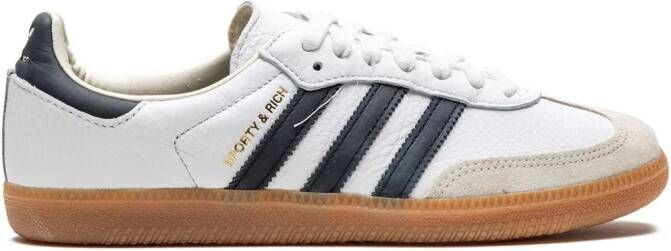 Adidas Samba "Sporty & Rich White Black" sneakers Wit
