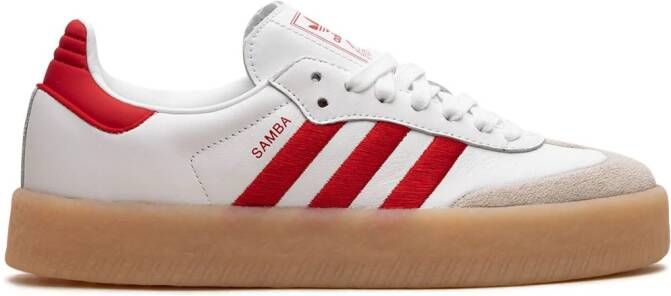 Adidas Sambae "White Red" sneakers Wit