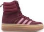 Adidas side-stripe padded-ankle sneakers Rood - Thumbnail 4