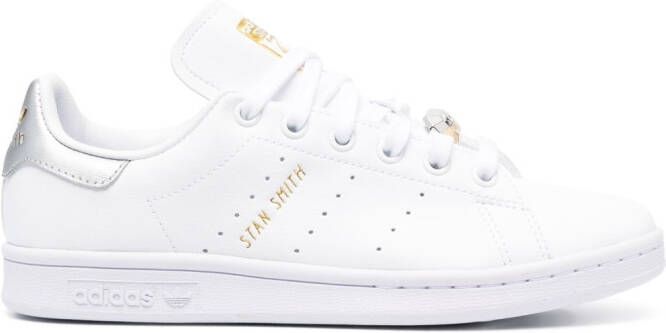 Adidas Stan Smith sneakers met metallic detail Wit