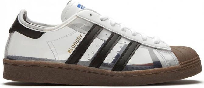 Adidas Super-Star leren sneakers Zwart