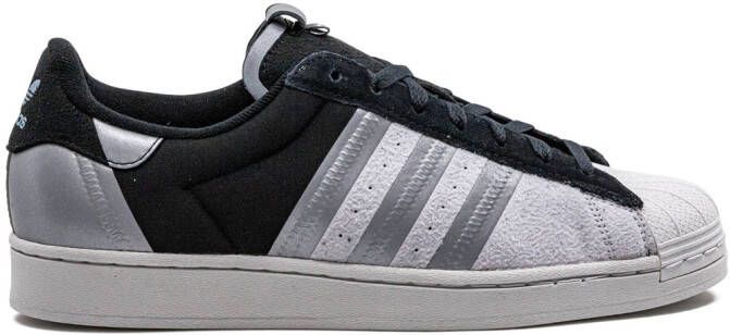 adidas "Superstar Black Silver Metallic sneakers" Zwart