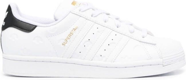 Adidas Stan Smith sneakers met metallic detail Wit