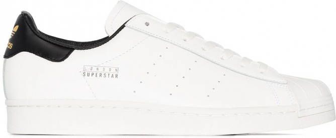 Adidas Super-Star leren sneakers Zwart