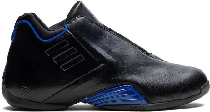 adidas T-Mac 3 Restomod "Core Black Team Royal Blue Silver Met" sneakers Zwart