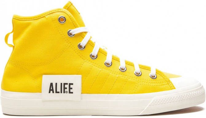 Adidas x Alife Nizza high-top sneakers Geel