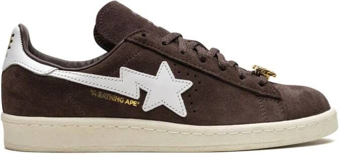 Adidas "x BAPE Campus 80 Brown sneakers" Bruin