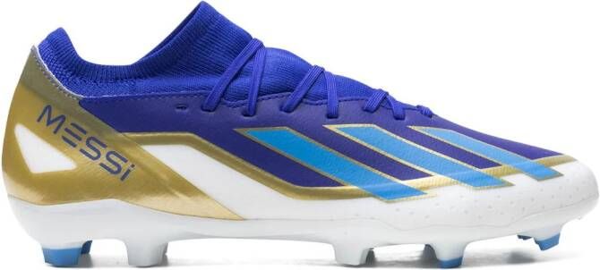 Adidas x Crazyfast League FG Messi "Messi Argentina" cleats Blauw