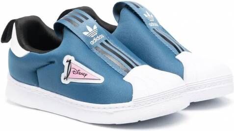 Adidas Kids x Disney Superstar 360 low-top sneakers Blauw