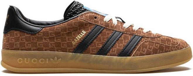 adidas x Gazelle "GG Monogram Brown" sneakers Bruin
