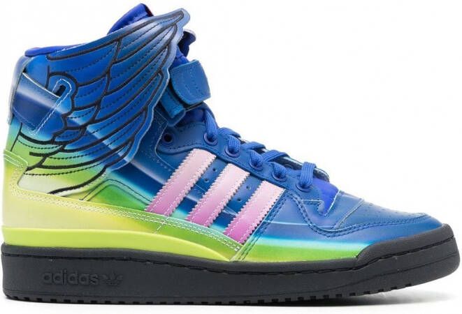 Adidas x Jeremy Scott Forum-Wings 4.0 sneakers Blauw