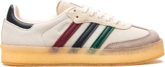 adidas x Kith x Clarks Samba "Kithmas Multi-Color Stripes" sneakers Beige