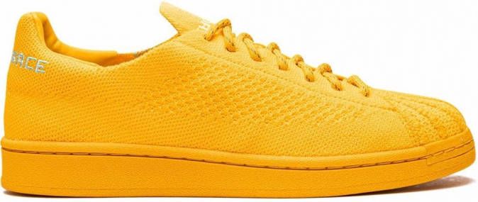 Adidas x Pharrell Williams Superstar Primeknit sneakers Geel