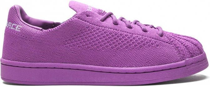 Adidas x Pharrell Williams Superstar Primeknit sneakers Paars