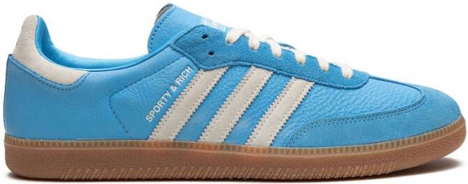 adidas x Sporty & Rich Samba low-top sneakers Blauw