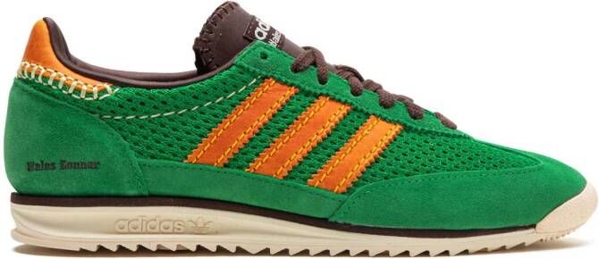 Adidas x Wales Bonner Red SL 72 gebreide sneakers Groen