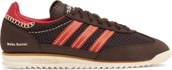 Adidas x Wales Bonner SL72 sneakers met logopatch Bruin