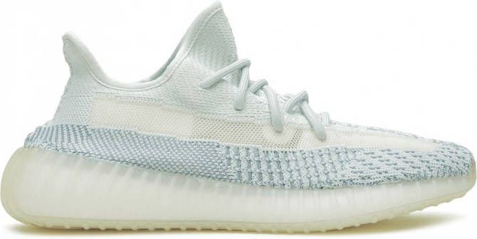 Adidas YEEZY Yeezy Boost 350 V2 "Cloud White" sneakers unisex rubber PolyesterPolyester 10.5 Blauw