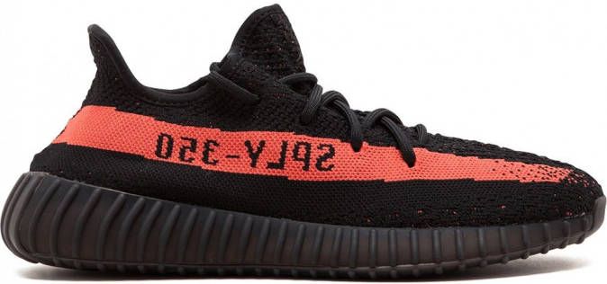 adidas Yeezy Boost 350 V2 "Red" sneakers Zwart