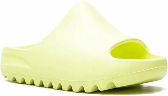 Adidas Yeezy Kids "YEEZY Glow Green slippers" Geel