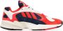 Adidas Yung 1 suède en katoenen sneakers Rood - Thumbnail 1