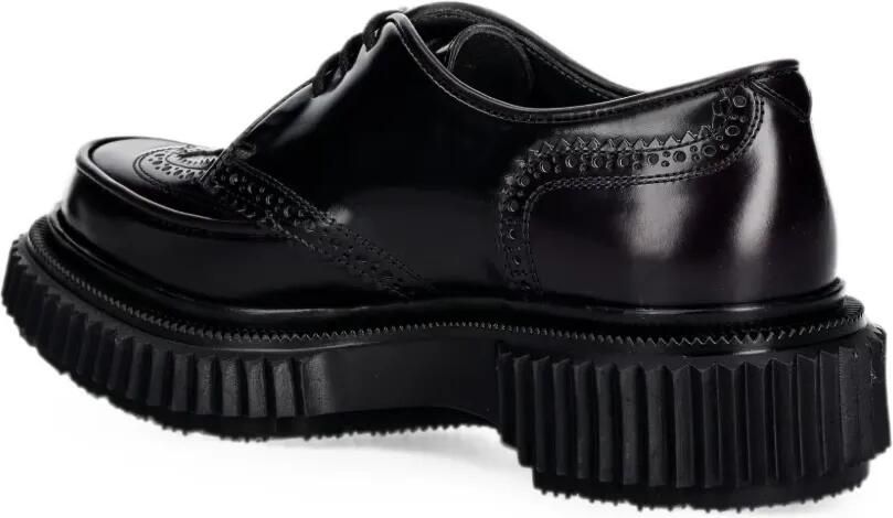 Adieu Paris Derby schoenen met chunky zool en brogue-detail Zwart - Foto 2