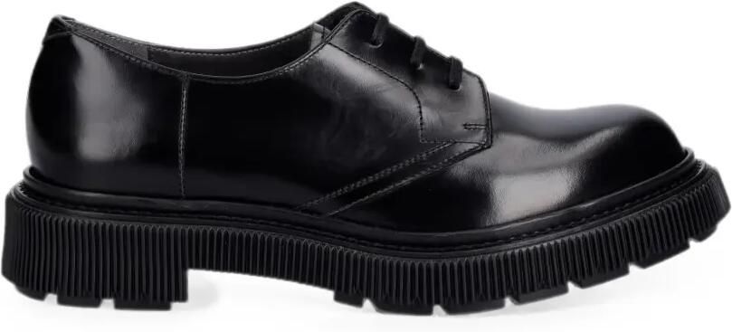 Adieu Paris Derby schoenen met chunky zool Zwart