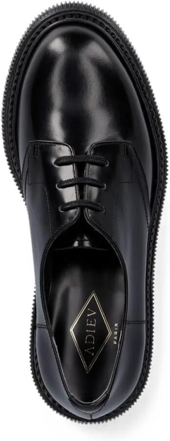 Adieu Paris Derby schoenen met chunky zool Zwart - Foto 4