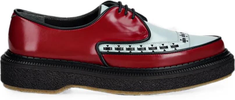 Adieu Paris Derby schoenen met geweven detail Rood