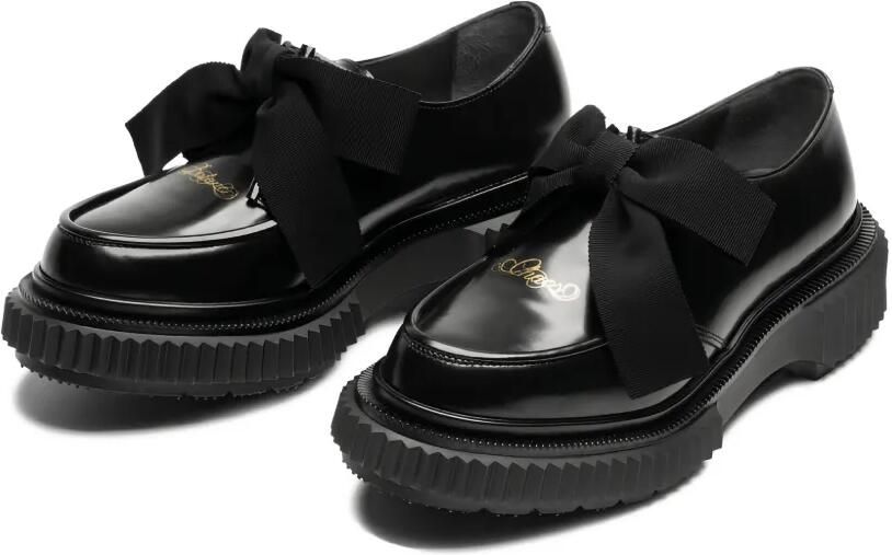 Adieu Paris Derby schoenen met plateauzool en strik Zwart - Foto 3