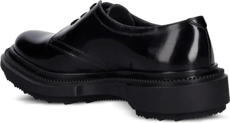 Adieu Paris Gepolijste leren derby schoenen Zwart - Foto 2