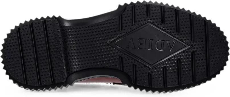 Adieu Paris Leren loafers met brogue-detail Rood - Foto 5