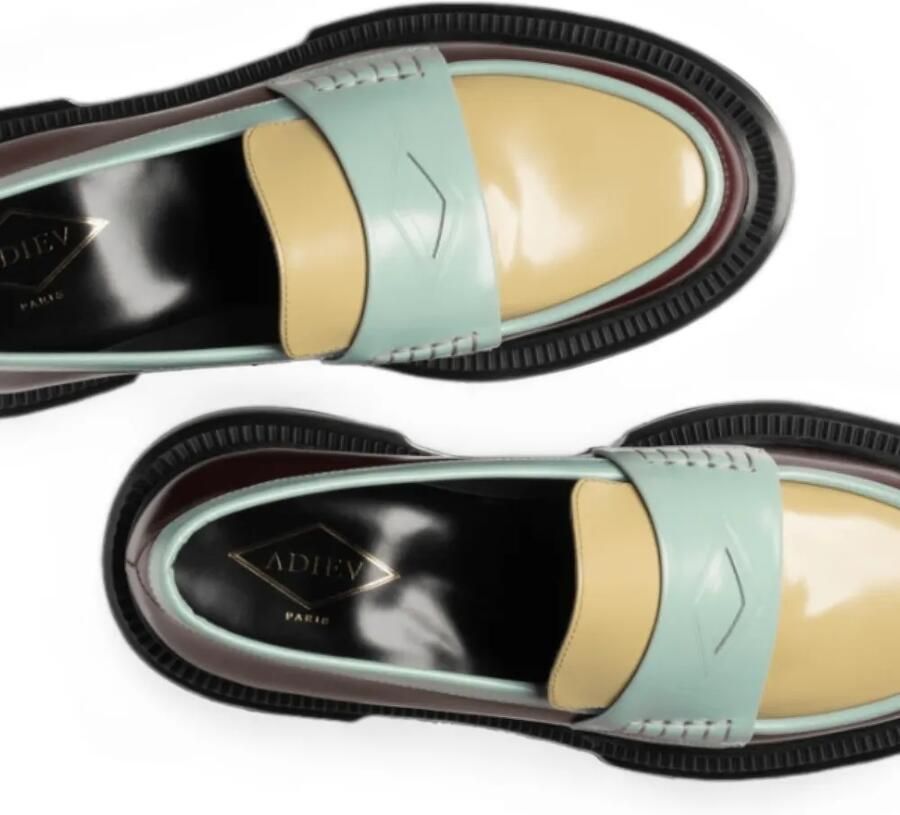 Adieu Paris Type 218 leren loafers Rood