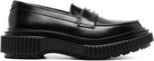 Adieu Paris Loafers met ronde neus Zwart