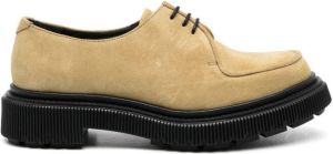 Adieu Paris Veterschoenen met plateauzool Beige