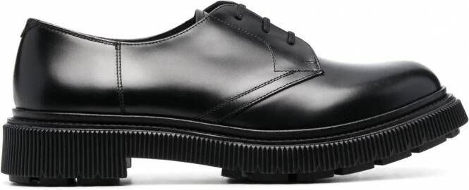 Adieu Paris Leren veterschoenen Zwart