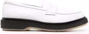 Adieu Paris Loafers met plateauzool Wit