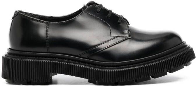 Adieu Paris Type 132 leren derby schoenen Zwart