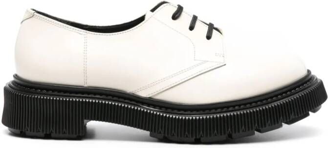 Adieu Paris Type 132 leren derby schoenen Wit