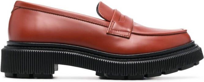 Adieu Paris Type 159 leren loafers Bruin