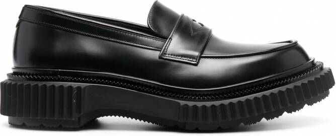 Adieu Paris Type 182 leren loafers Zwart