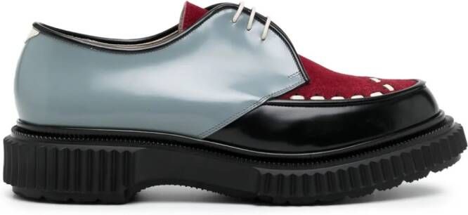 Adieu Paris x Undercover Type 195 derby schoenen met colourblocking Blauw