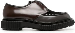 Adieu Paris x Undercover Type 195 tweekleurige Derby schoenen Zwart
