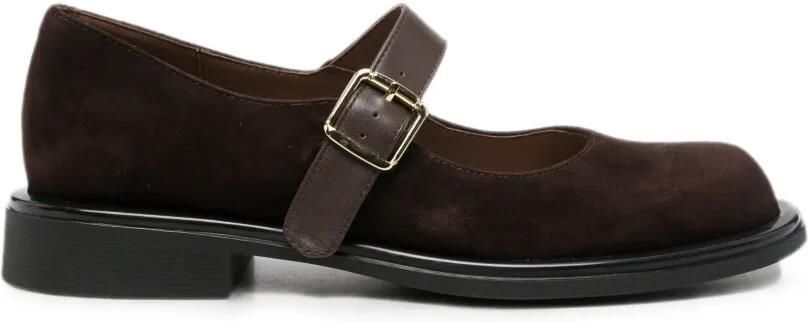ADRIANNA FERETTI Bumper pumps met gespsluiting Bruin