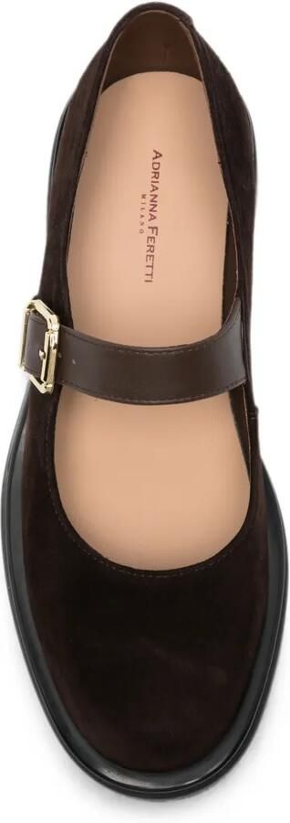 ADRIANNA FERETTI Bumper pumps met gespsluiting Bruin - Foto 4