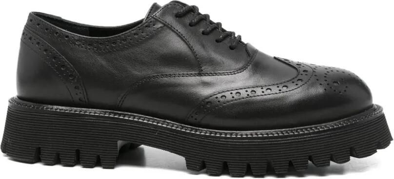 ADRIANNA FERETTI Oxford schoenen met brogue zool Zwart
