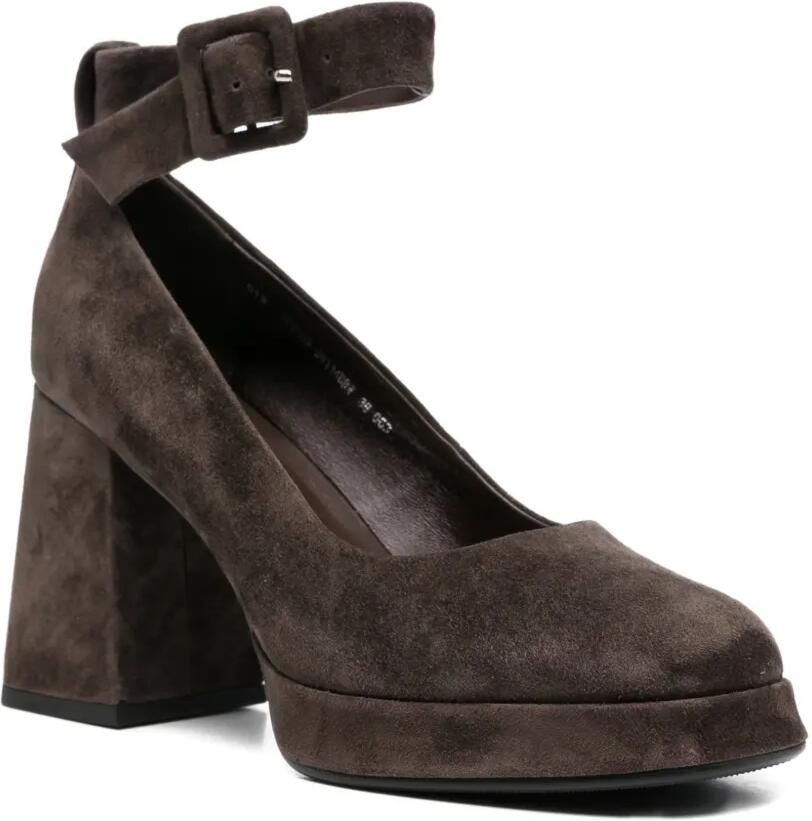 ADRIANNA FERETTI Pumps met gespdetail Bruin - Foto 2