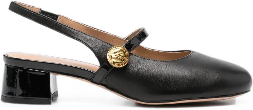 ADRIANNA FERETTI Slingback pumps met knoopdetail Zwart
