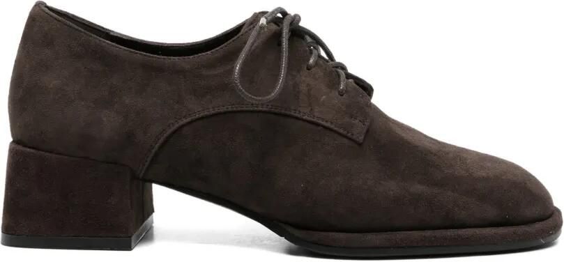 ADRIANNA FERETTI Suède derby schoenen Bruin