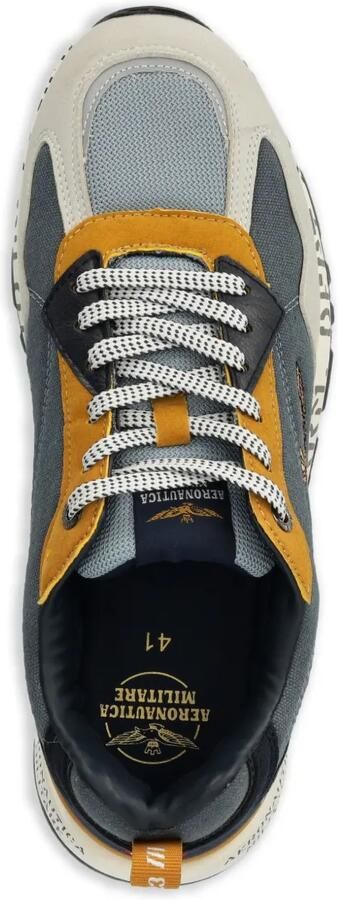 Aeronautica Militare Aeronautical sneakers met borduurwerk Grijs - Foto 4